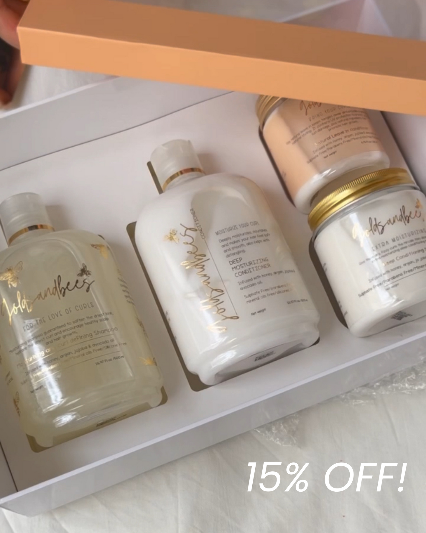 Box Set of our 4 Honey Infused hair products