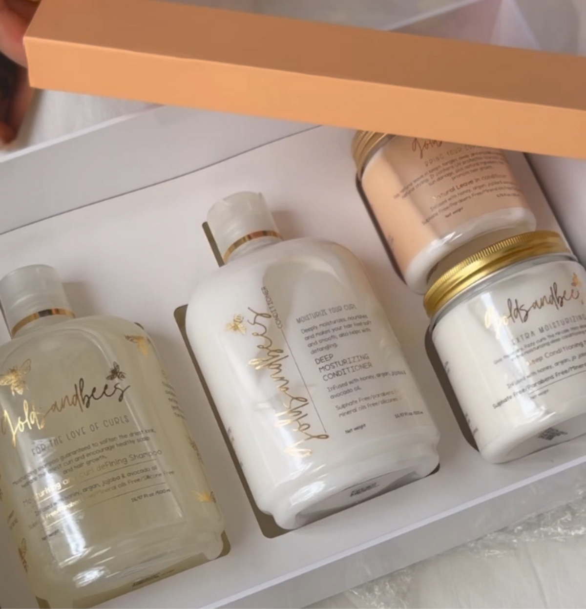 Box Set of our 4 Honey Infused hair products