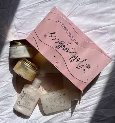 Travel/Mini size set box of our 4 honey infused products
